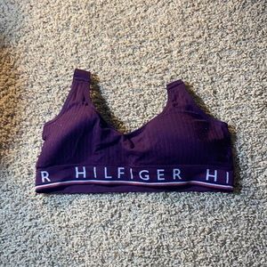 Purple Hilfiger sports bra SUPER COMFY
